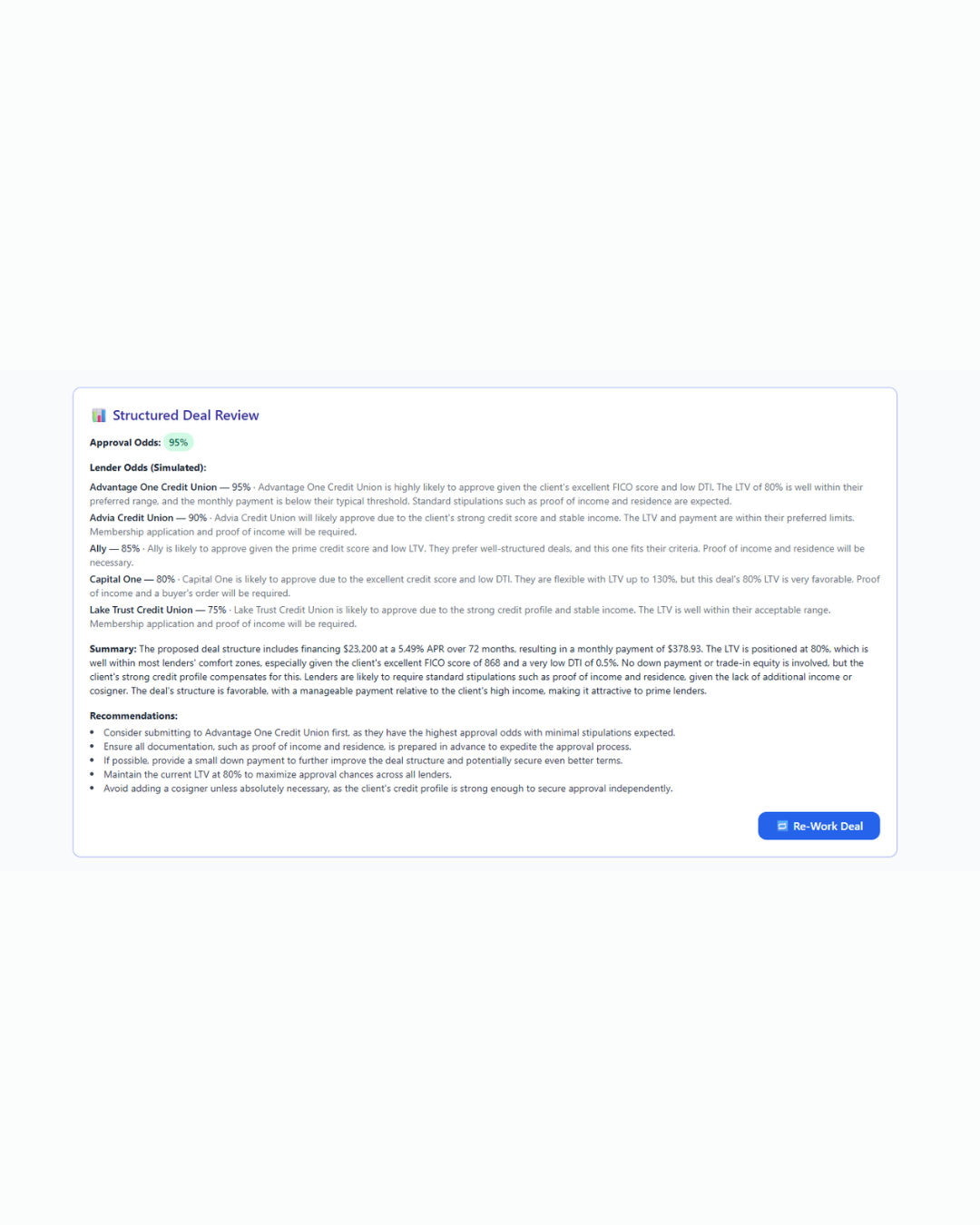 Post-Simulate Approval